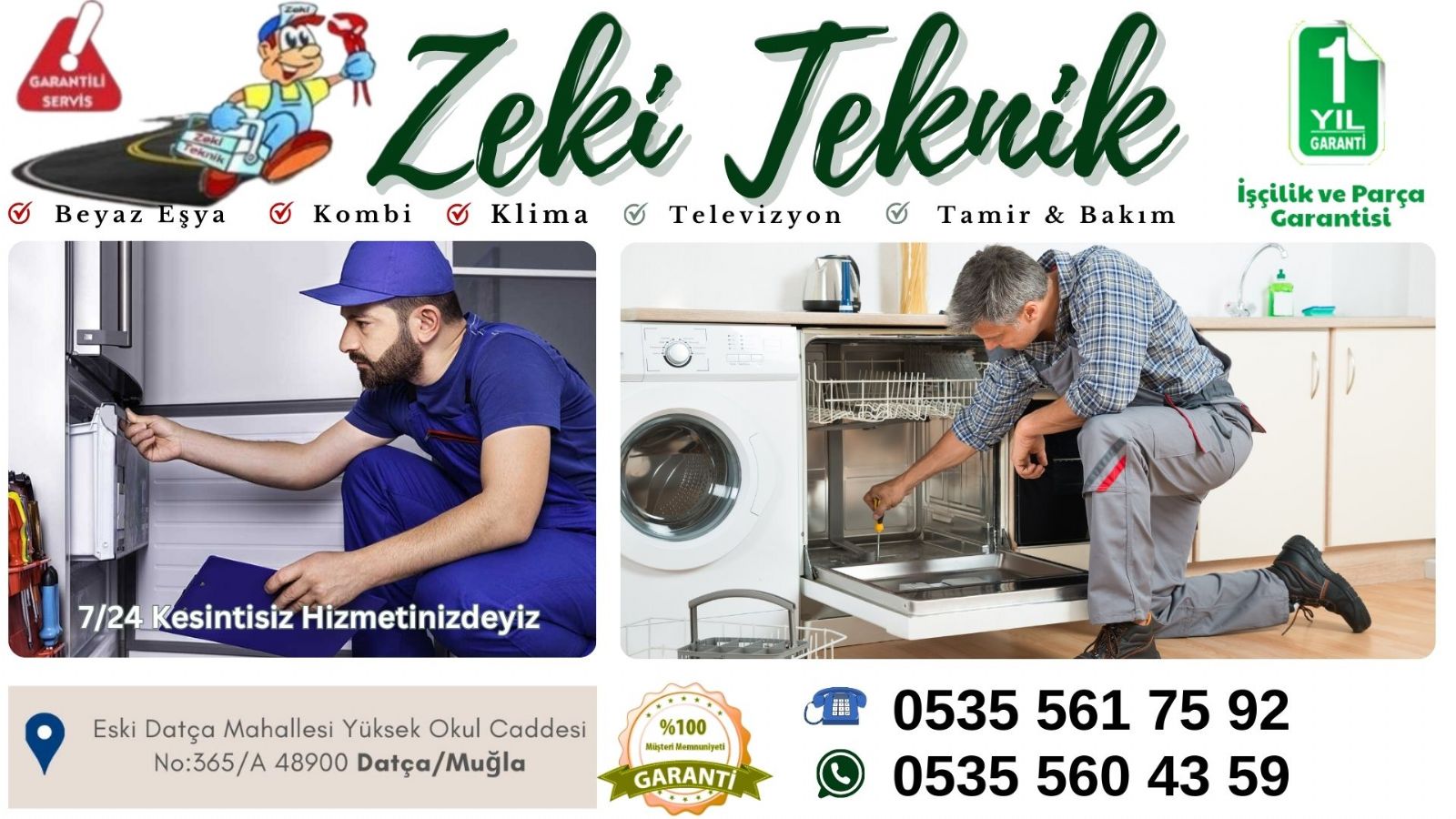 Datça Beyaz Eşya Tamircisi 